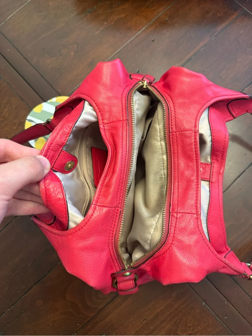 Coach Y2K/Hobo Madison Shoulder Bag Red USED